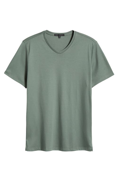 Robert Barakett Georgia Regular Fit V-neck T-shirt In Thyme