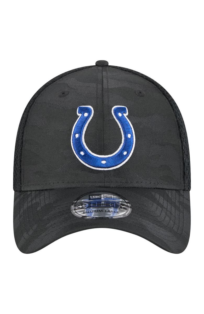 New Era Men's New Era Black Indianapolis Colts Active Camo 39THIRTY Flex Hat, Alternate, color, 