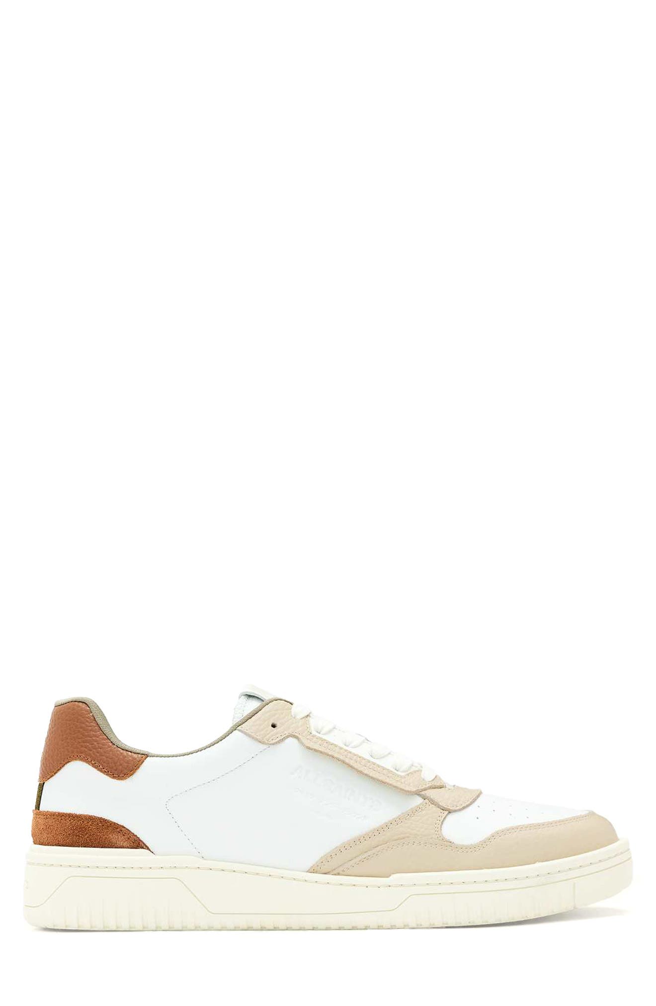 Regan Low Top Sneaker, Alternate, color, WHITE/ YELLOW/ BROWN