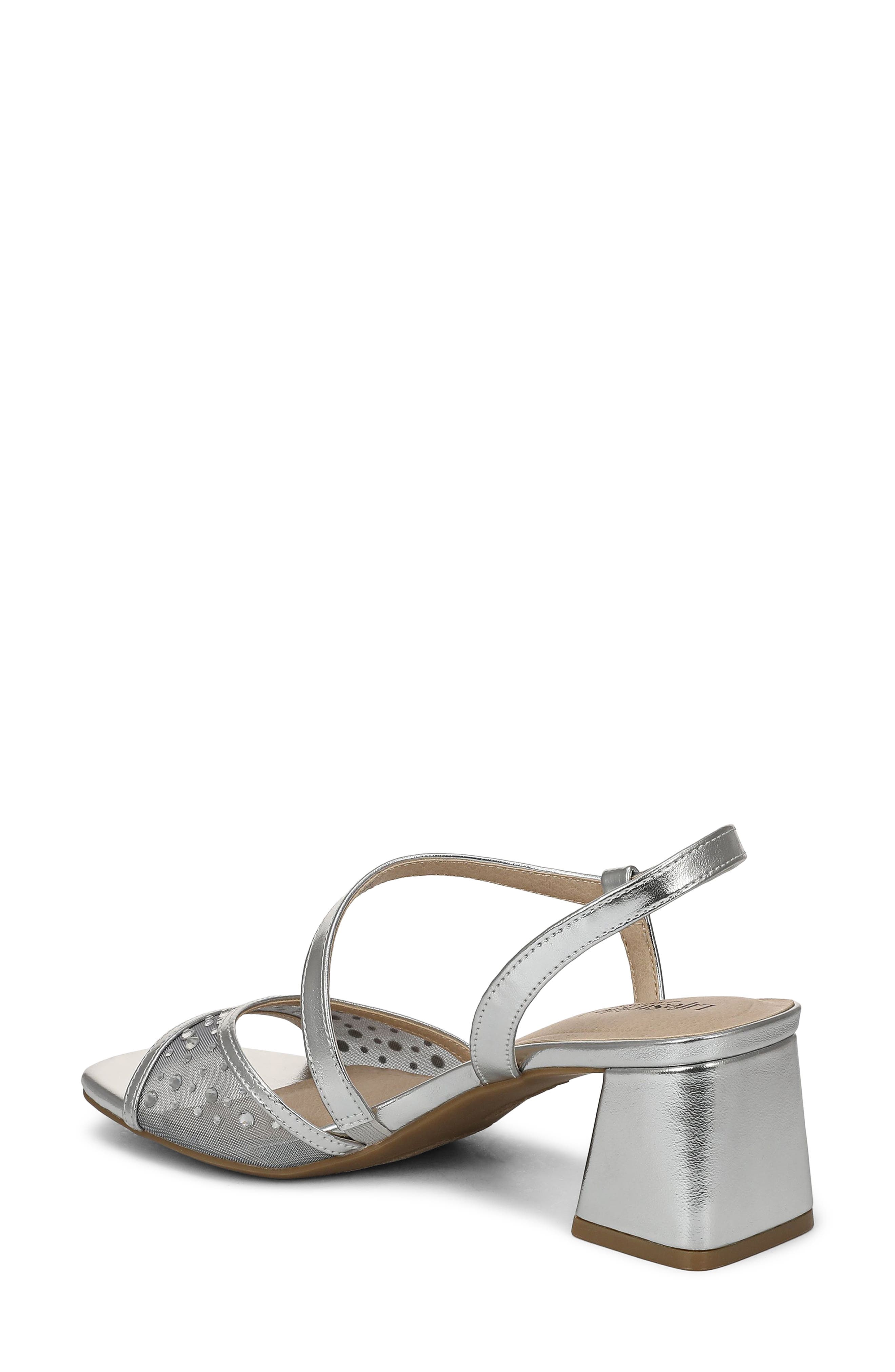 LifeStride Cheyenne Slingback Sandal, Alternate, color, Silver