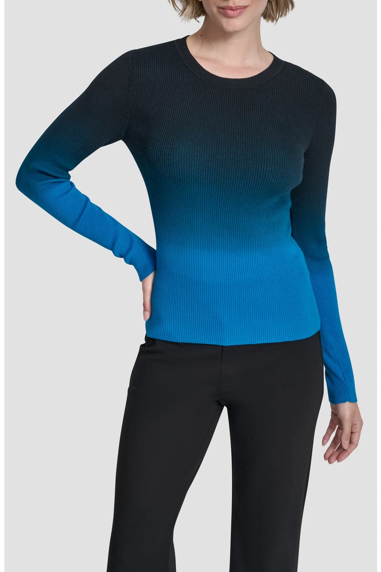 Dip Dye Sweater, Main, color, OCEAN BLUE