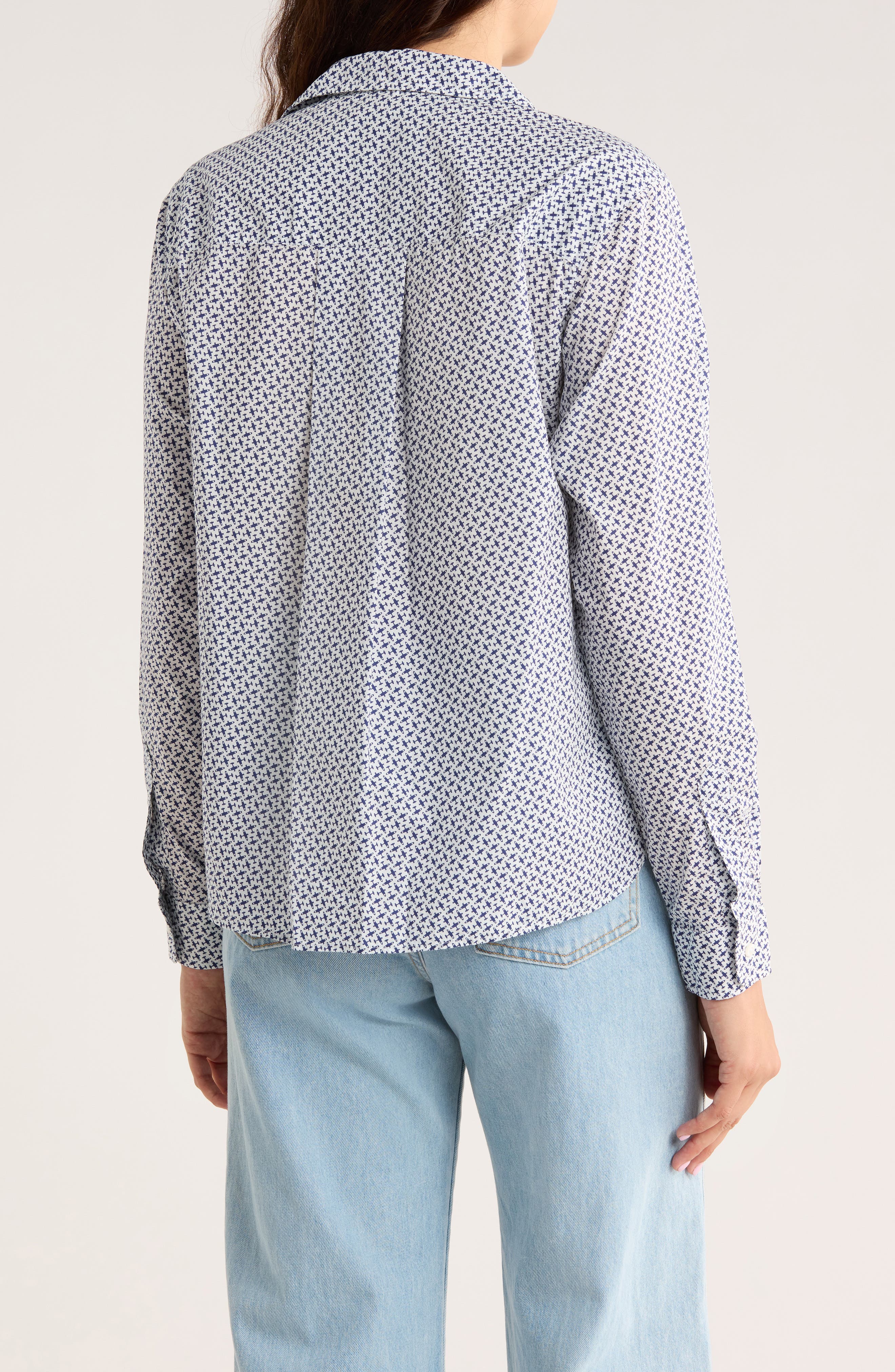 Untuckable Cotton Button-Up Shirt - image 2