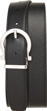 FERRAGAMO Reversible Leather Belt