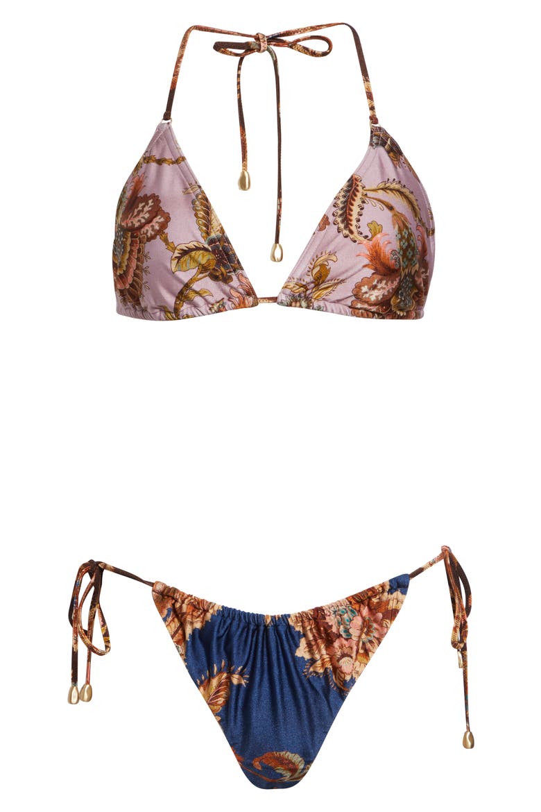 Aster Spliced Two-Piece Swimsuit, Alternate, color, SPLICED