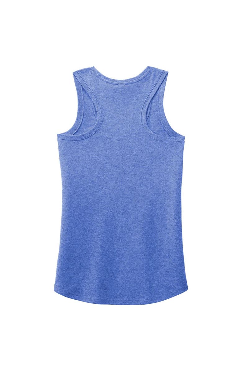 HENDRICK MOTORSPORTS TEAM COLLECTION Women's Hendrick Motorsports Team Collection Heather Royal Kyle Larson Name & Number Racerback Tri-Blend Tank Top, Alternate, color, Heather Royal