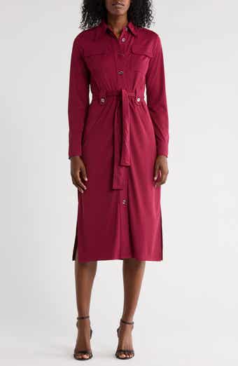 DKNY Long Sleeve Shirtdress