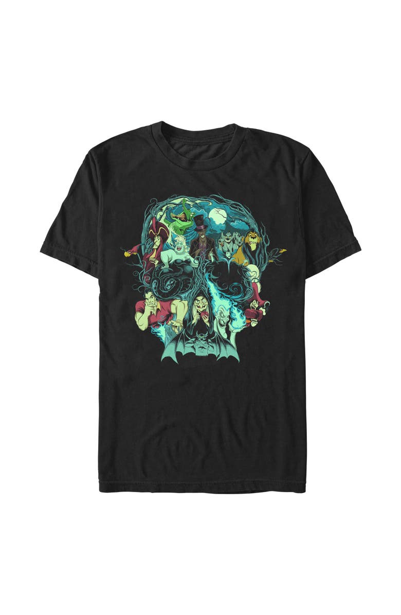 Disney Men's Disney Villainous Wicked  Graphic T-Shirt, Main, color, Black
