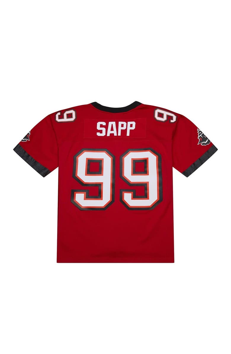 Mitchell & Ness Men's Mitchell & Ness Warren Sapp Red Tampa Bay Buccaneers 2002 Legacy Replica Jersey, Main, color, Red