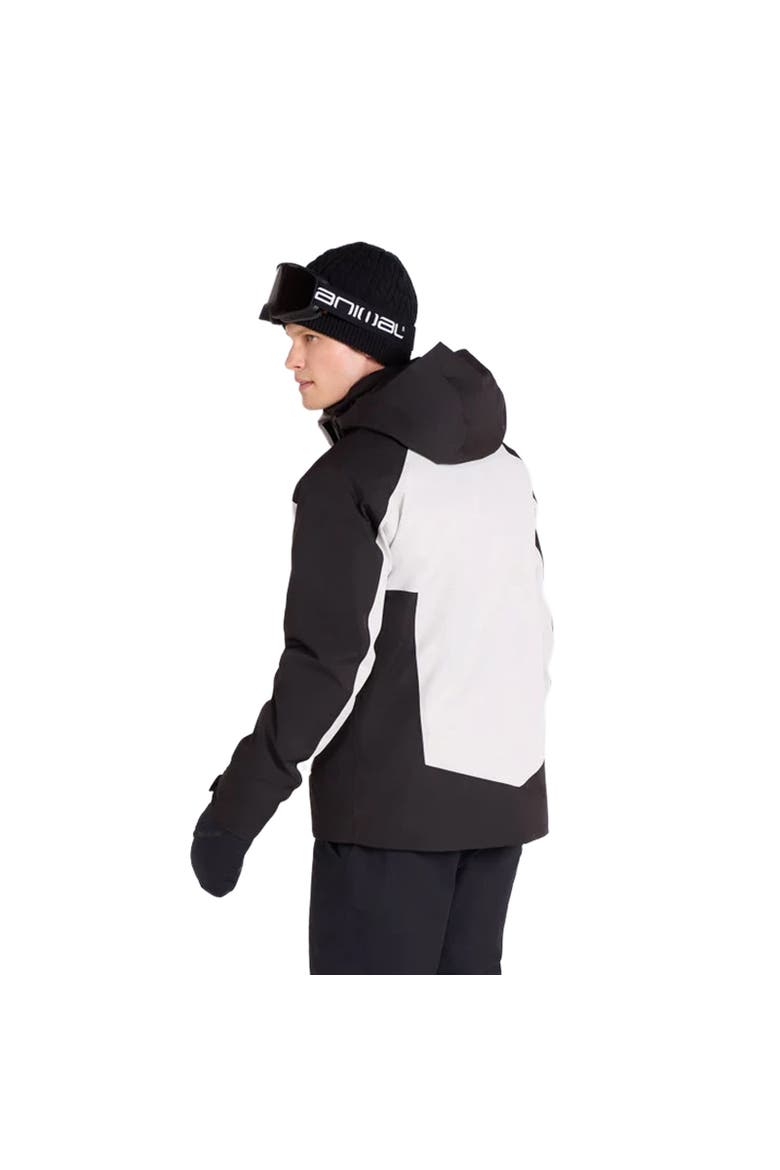 Energy Baffled Baffled Stitching Ski Jacket, Alternate, color, Black