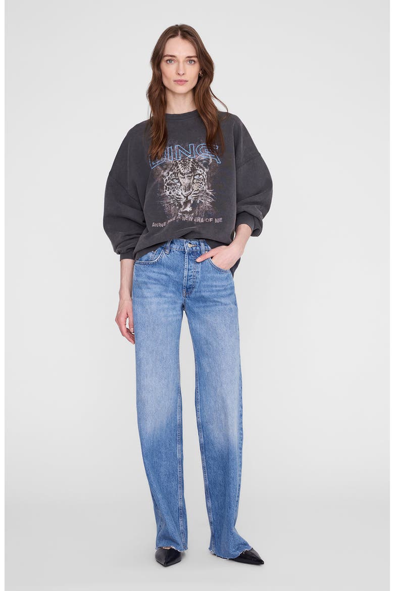 Miles Leo Muse Sweatshirt, Alternate, color, Washed Black
