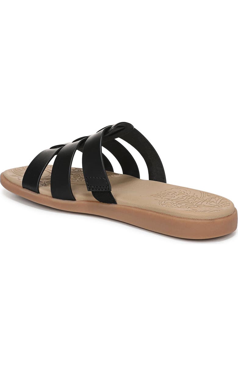 Blowfish Malibu Jellyfish Slide Sandal, Alternate, color, Black Faux Leather