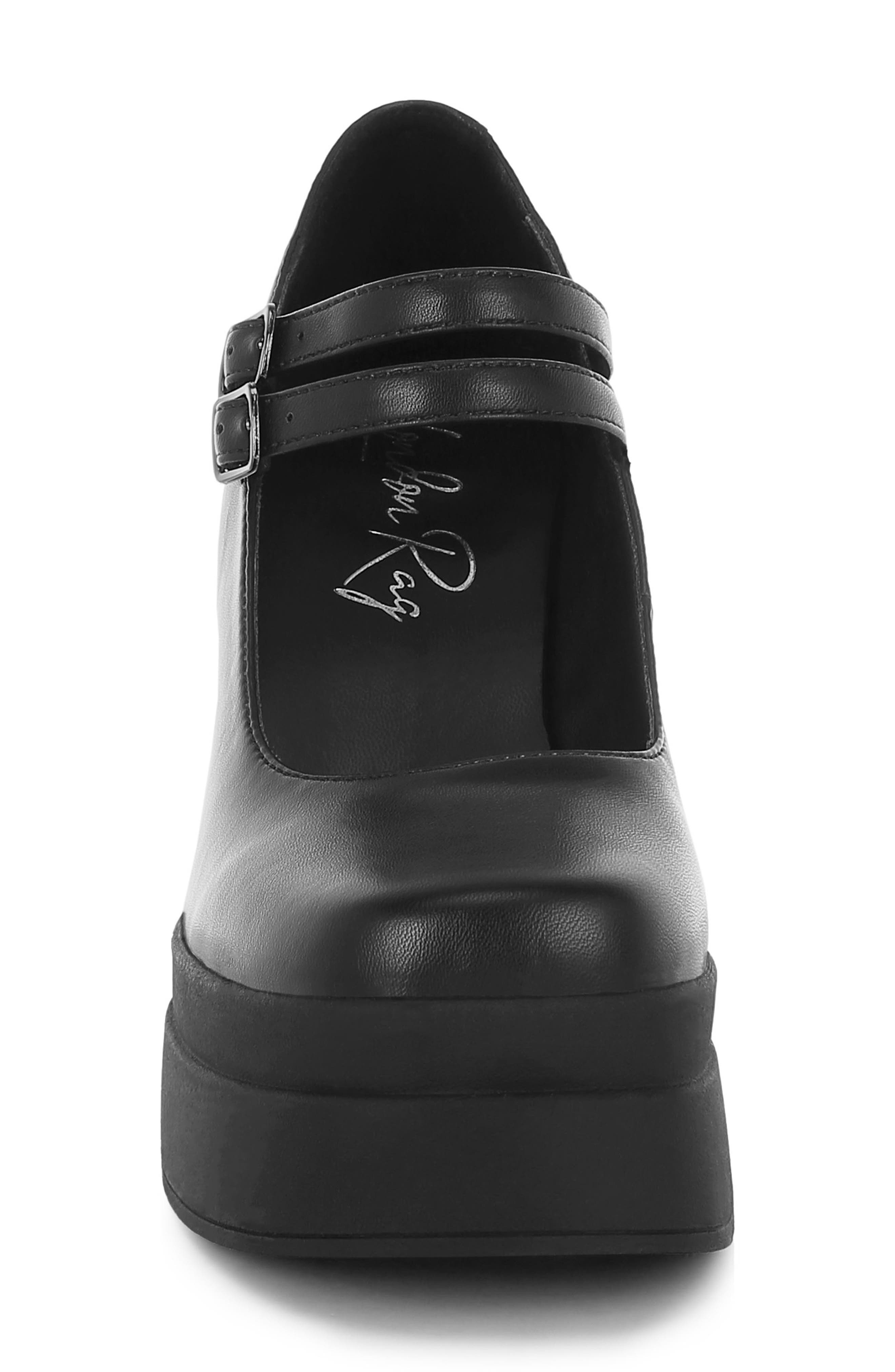 LONDON RAG Kenny Mary Jane Platform Pump, Alternate, color, Black