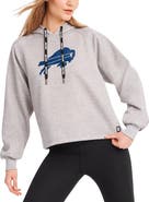 DKNY SPORT Women's DKNY Sport Heather Gray Buffalo Bills Debbie Dolman Raglan Pullover Hoodie