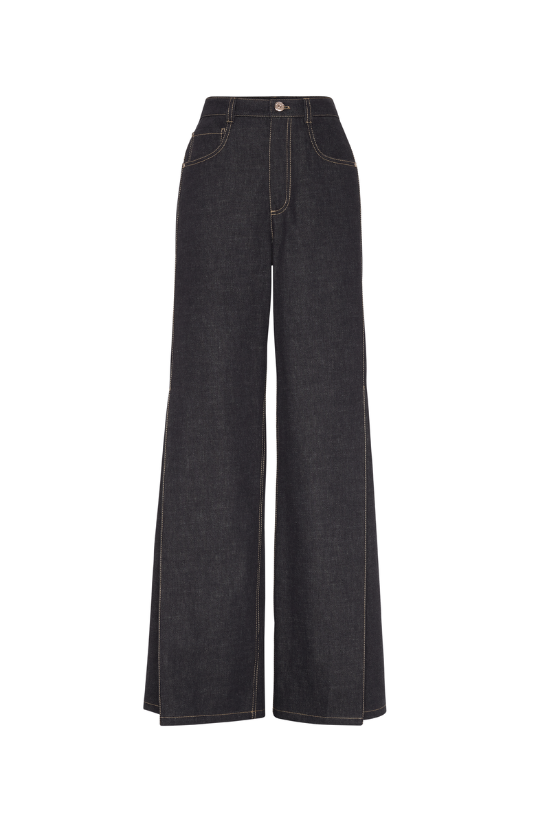 Brunello Cucinelli Loose Flared trousers, Main, color, 