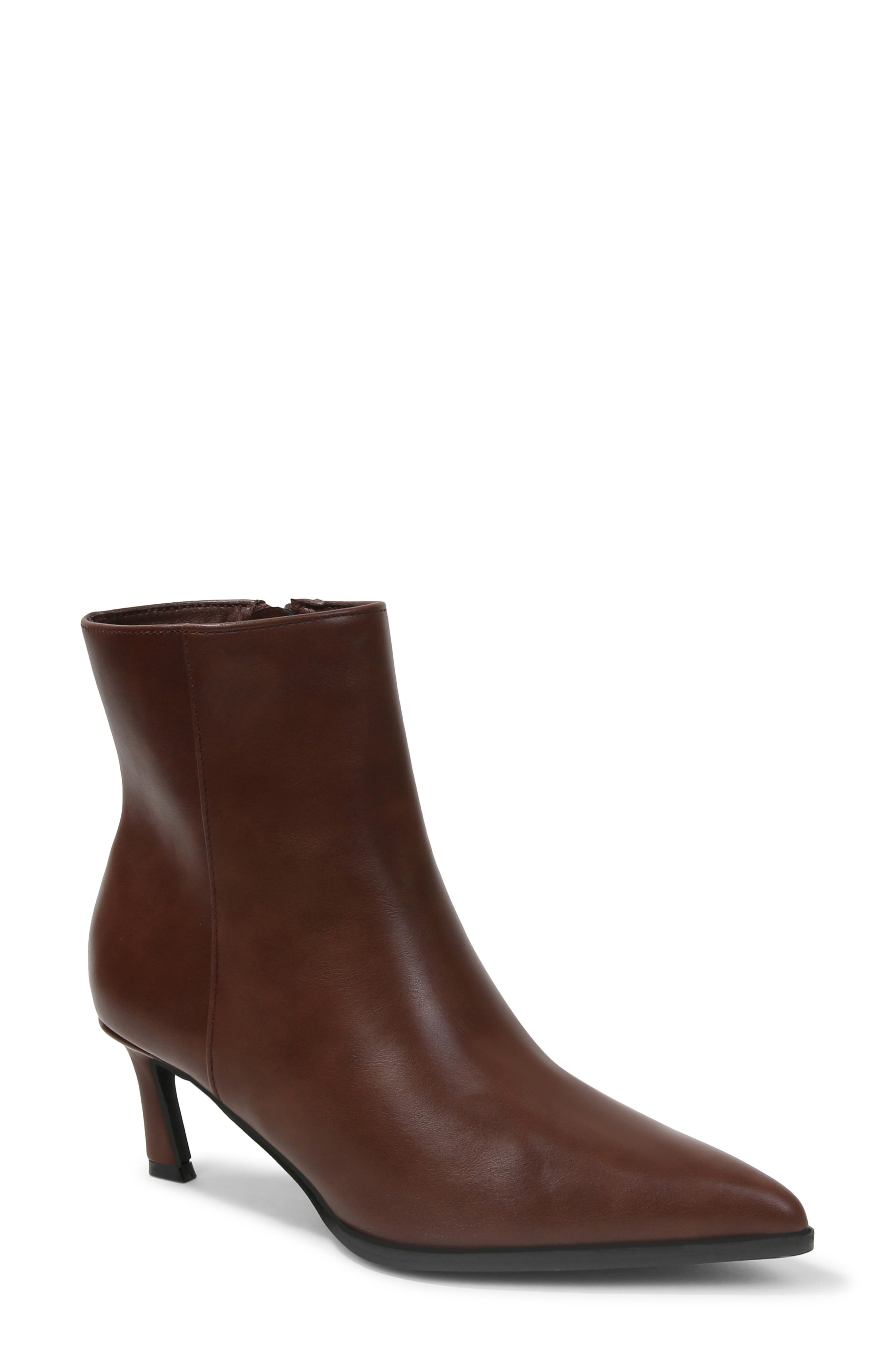 Adina Pointed Toe Bootie, Main, color, BROWN