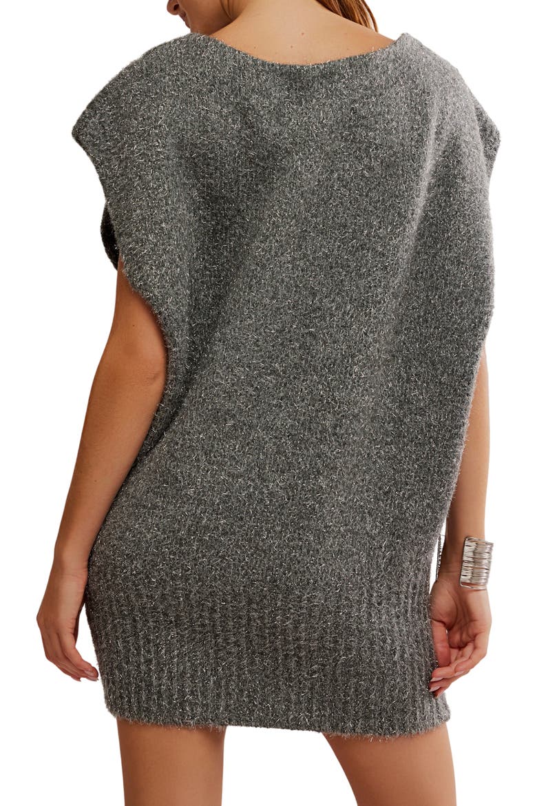 Talia Sweater Minidress, Alternate, color, CASTLE GREY COMBO