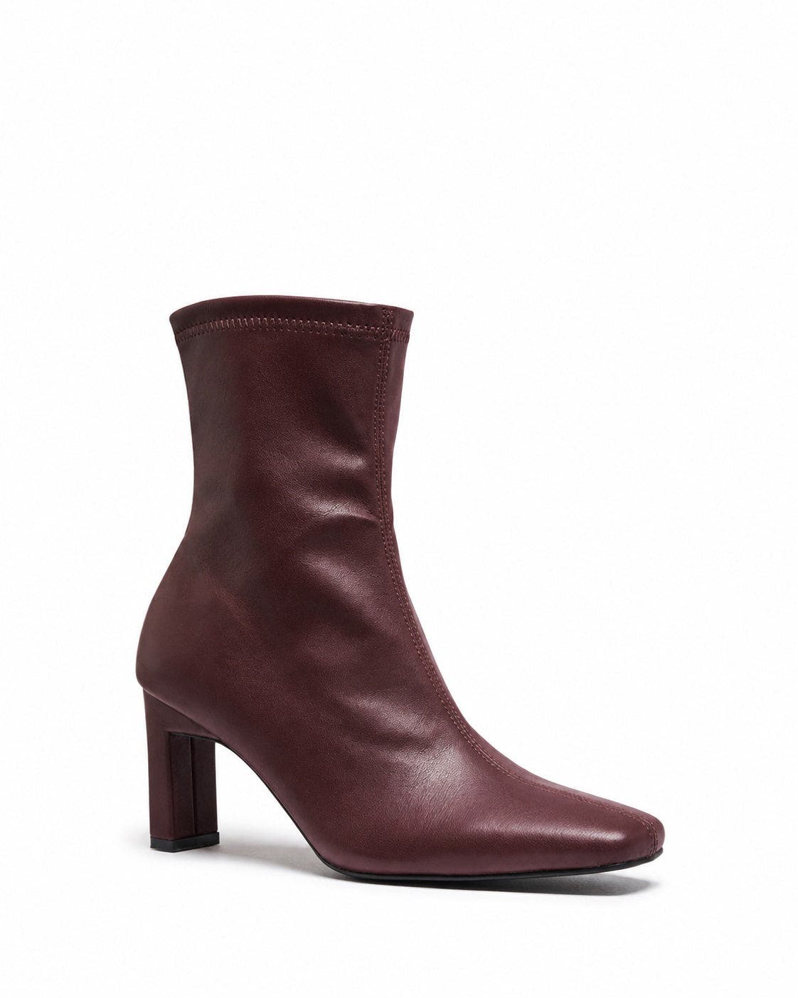 Bette Socks Boot, Main, color, BORDEAUX SMOOTH