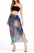 RANEES Animal Print Long Sarong
