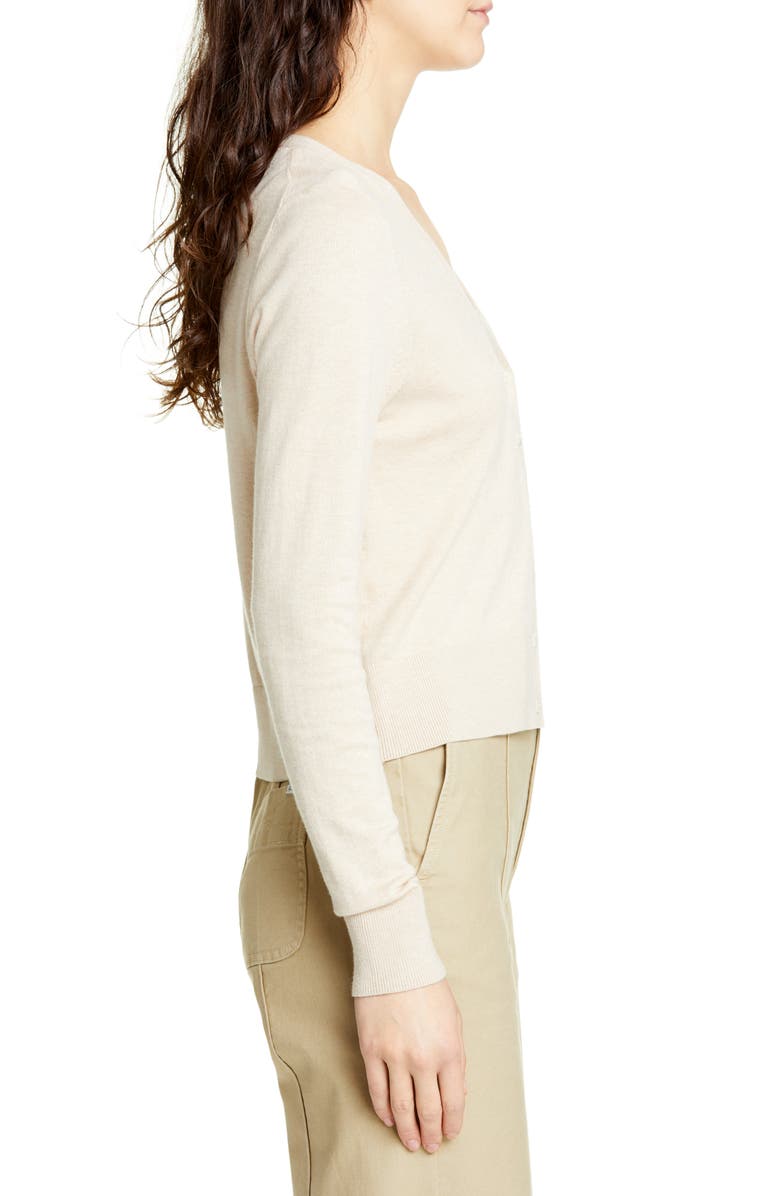 Alex Mill Crop Cotton Blend Cardigan, Alternate, color, 