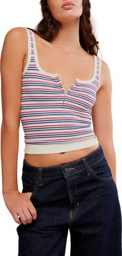 Free People Simply Soft Stripe Tank