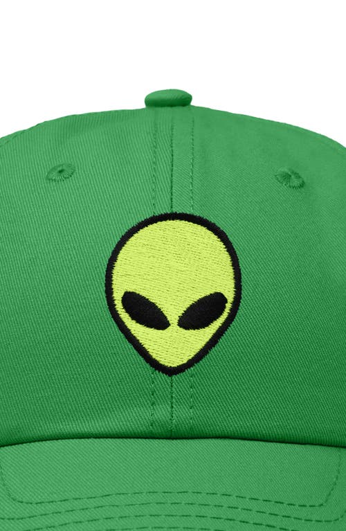 Dalix Alien Dad Cap In Kelly Green