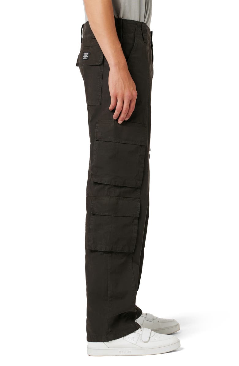 Hudson Jeans Wide Leg Linen Blend Cargo Pants, Alternate, color, 