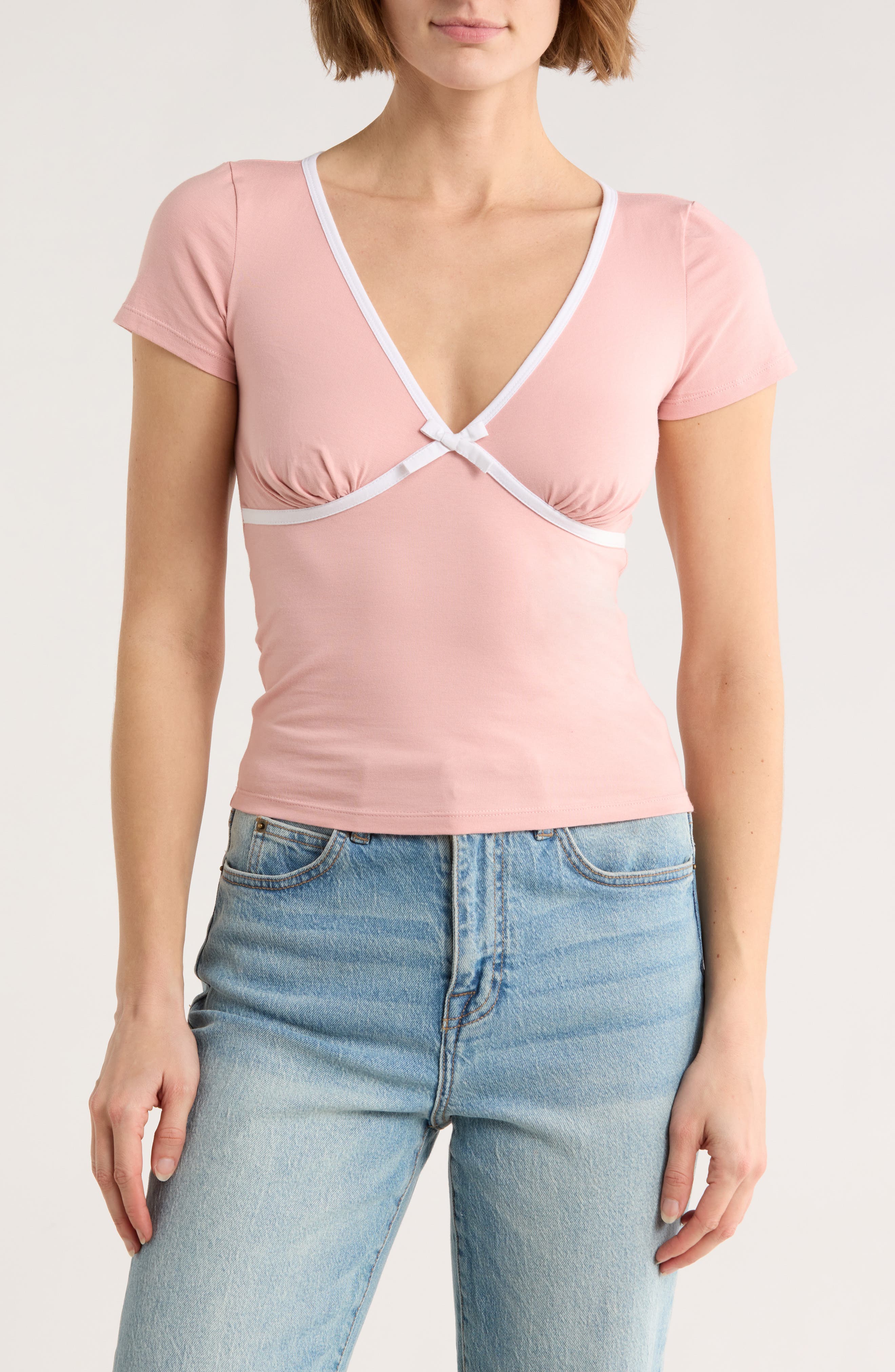 Motel Tasnia V-Neck Top