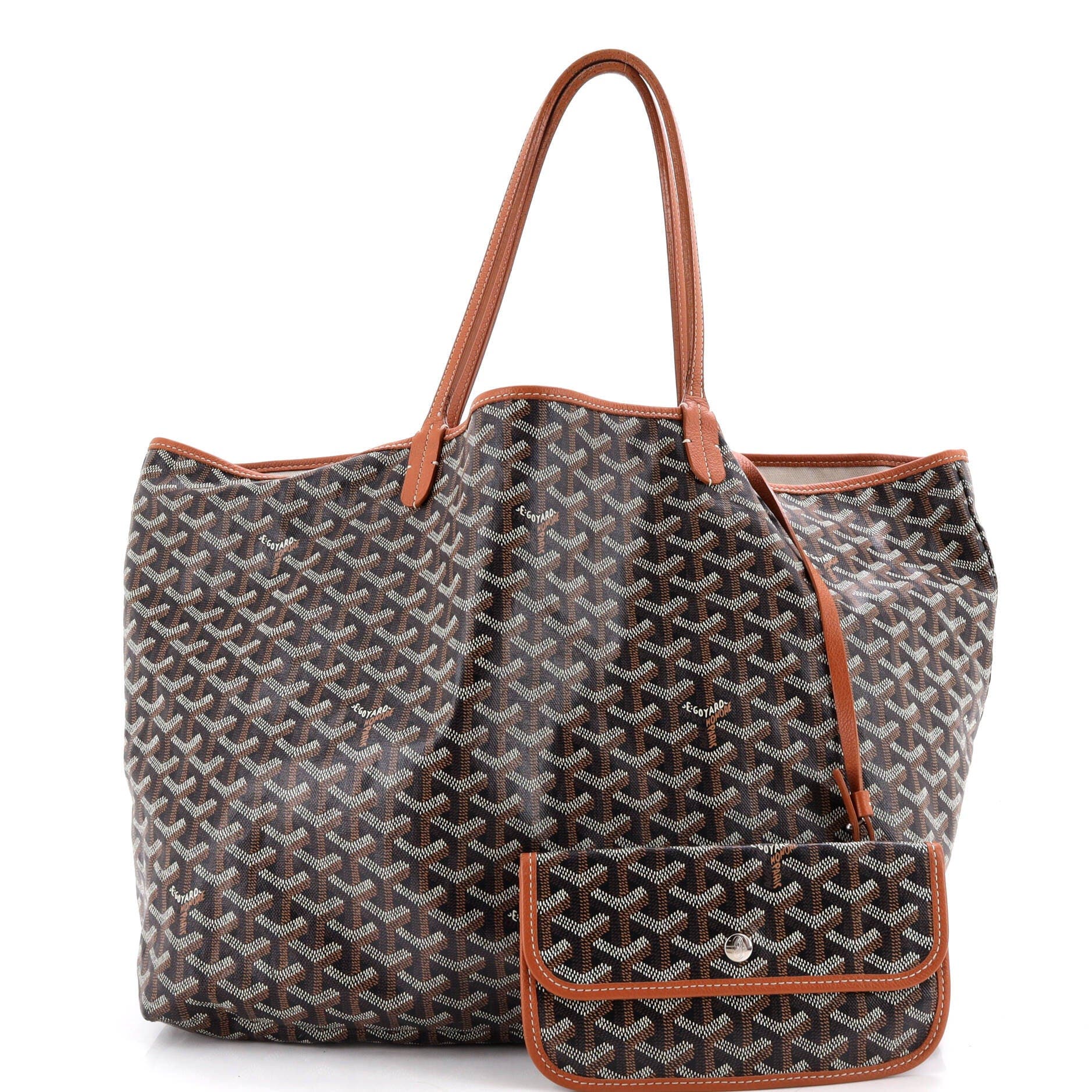 Saint Louis Tote Coated Canvas GM, Alternate, color, Brown