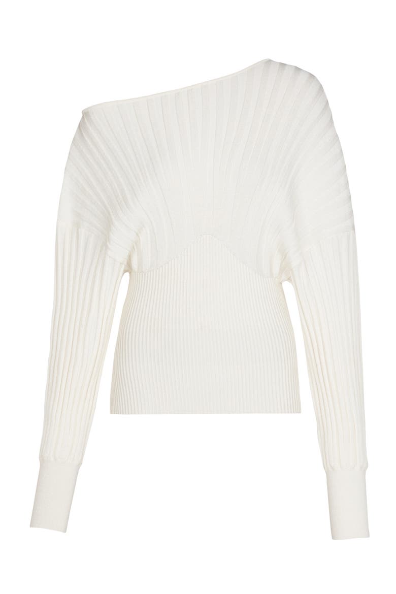 Tube-knit jumper, Main, color, white