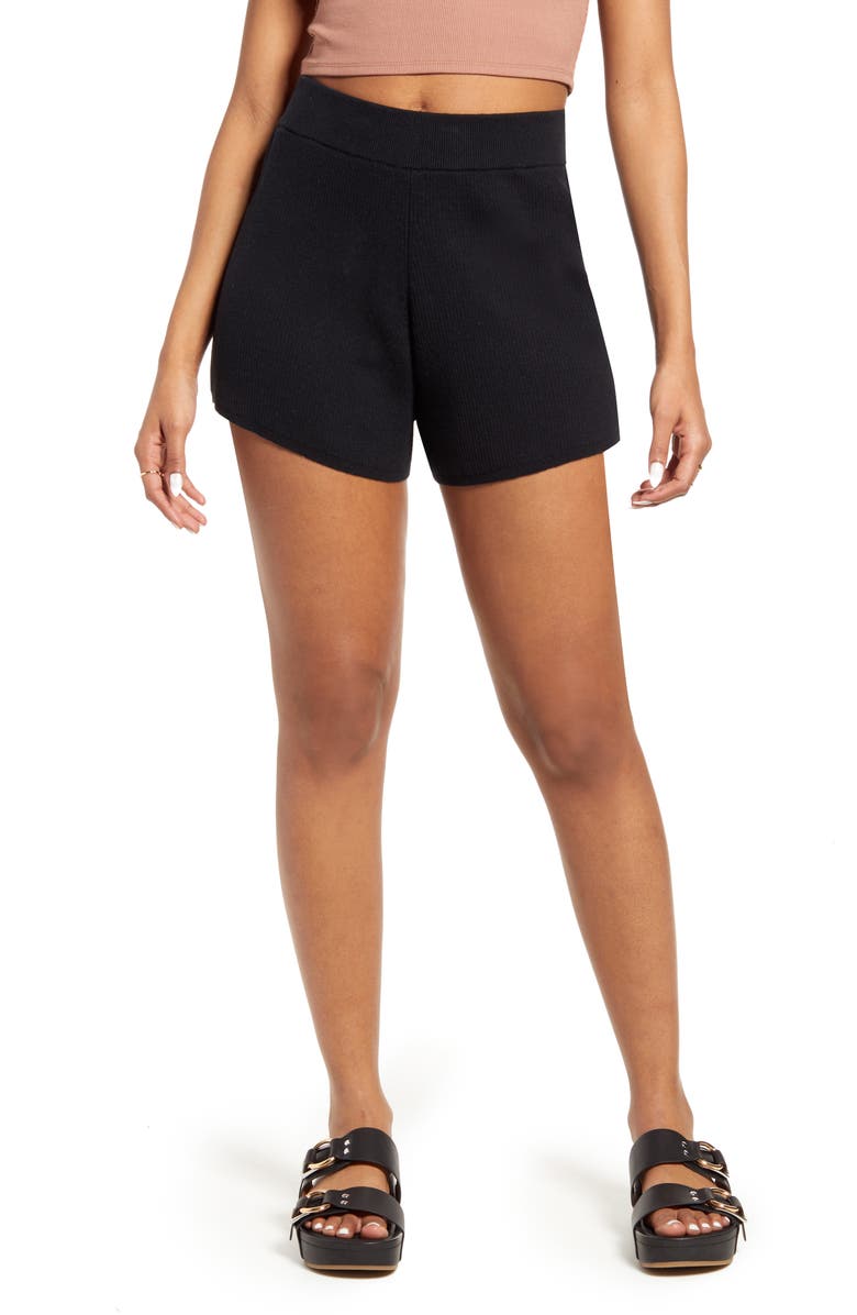 Open Edit Sweater Shorts, Main, color, 