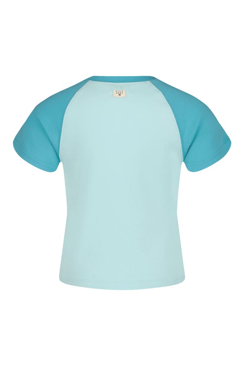 Kids' Tropical Mindset Colorblock Cotton Graphic T-Shirt, Alternate, color, MINT
