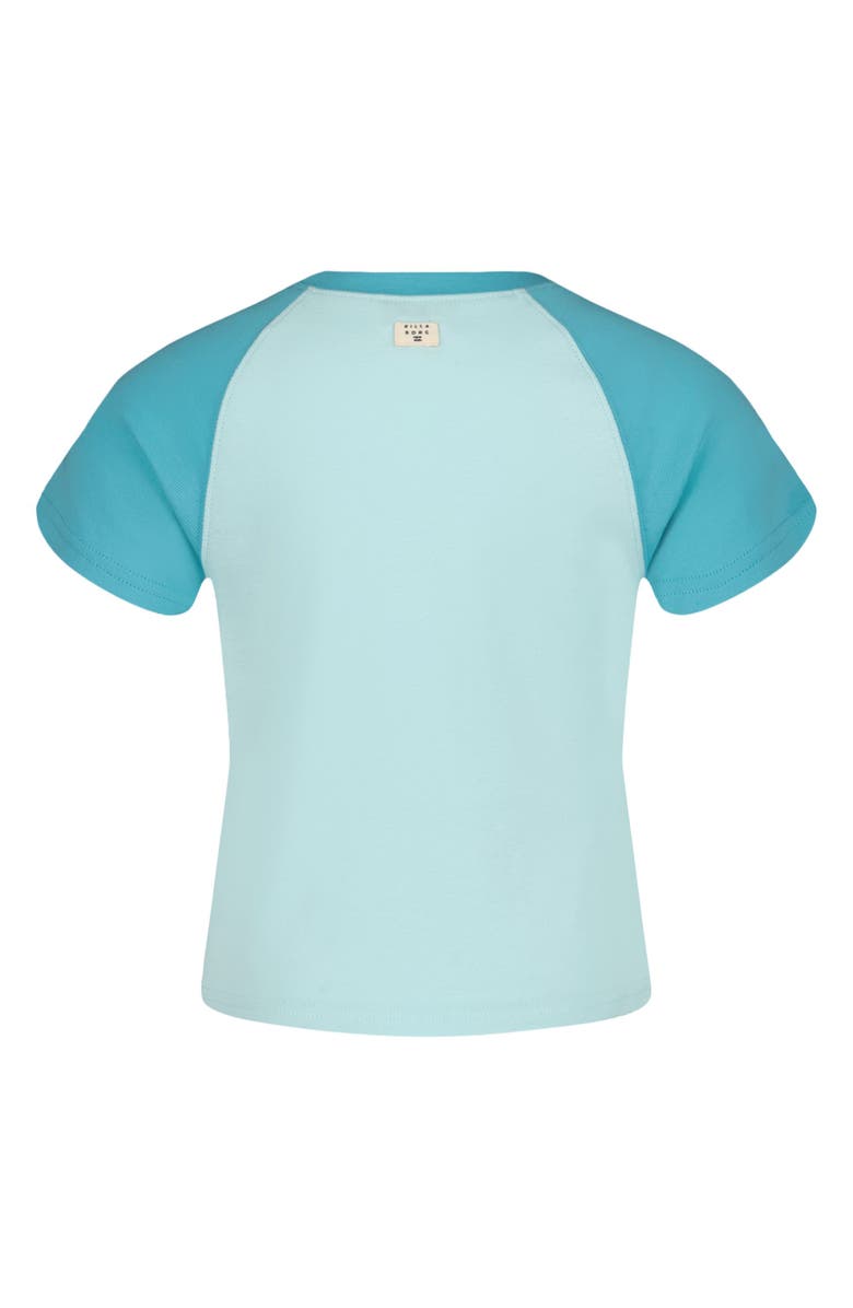 Billabong Kids' Tropical Mindset Colorblock Cotton Graphic T-Shirt, Alternate, color, Mint