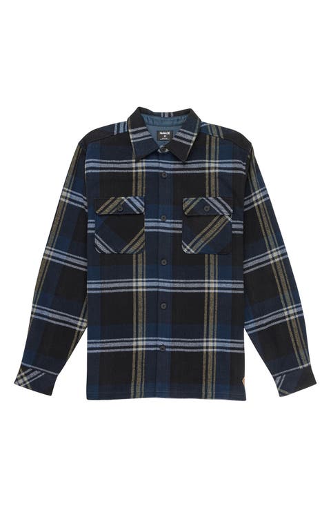 Santa Cruz Plaid Heavyweight Cotton Flannel Shirt