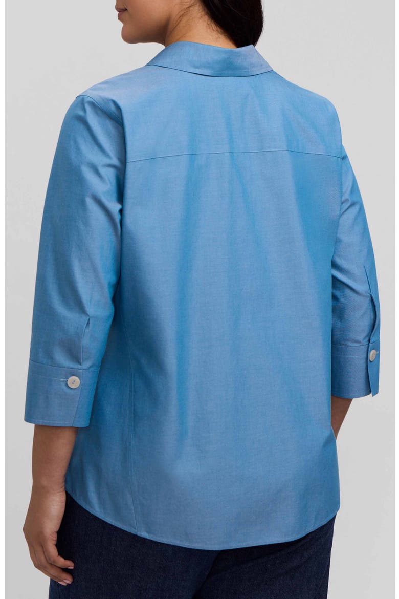 Paityn Non-Iron Button-Up Shirt, Alternate, color, SOFT INDIGO BLUE