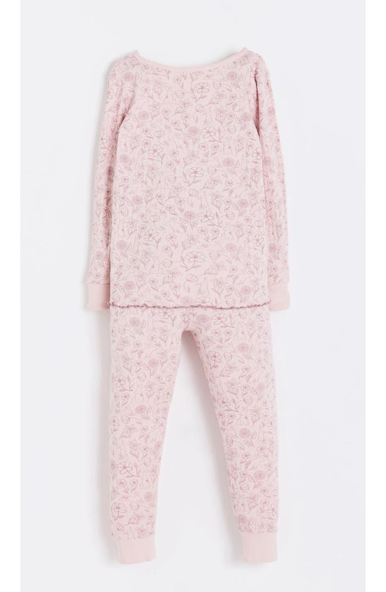 Babycottons Penny Snug Long Pajamas for Infant, Alternate, color, Pink