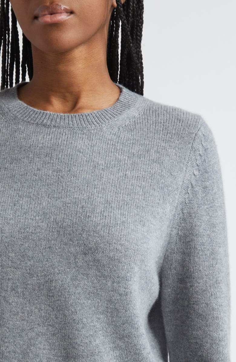 Nili Lotan Cashmere Sweater, Alternate, color, Medium Grey Melange
