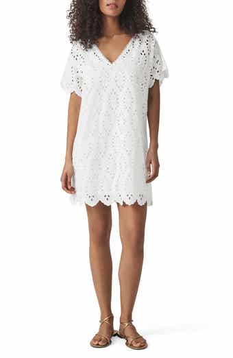 Splendid Cotton Eyelet Minidress