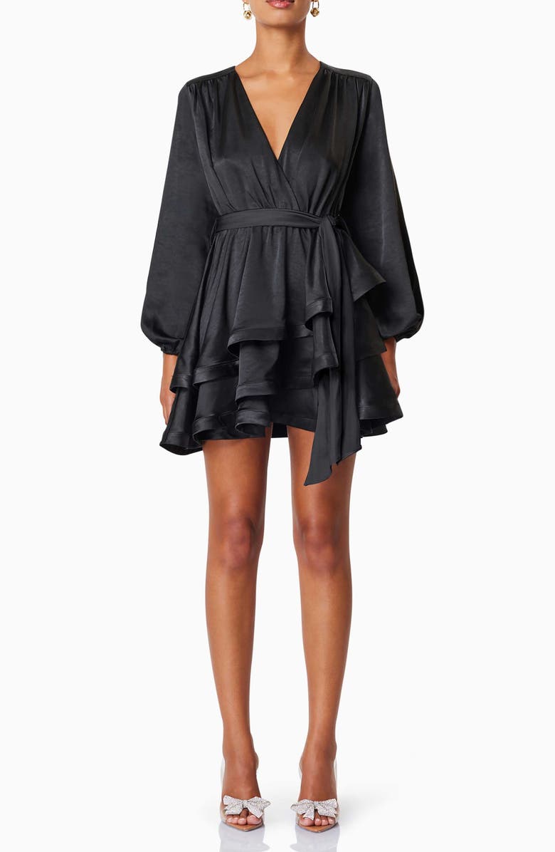 Elliatt Clementine Long Sleeve Minidress, Main, color, 