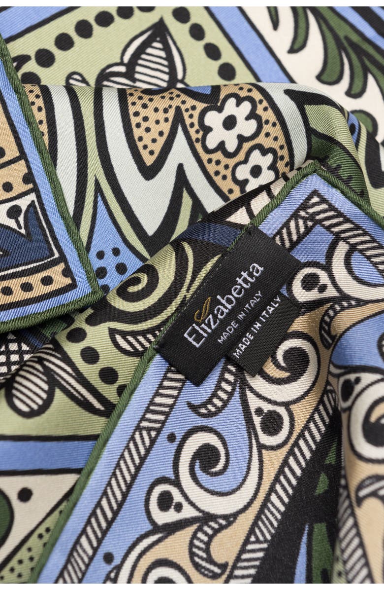 Elizabetta Capri - Hand Rolled Silk Neckerchief for Men, Alternate, color, 