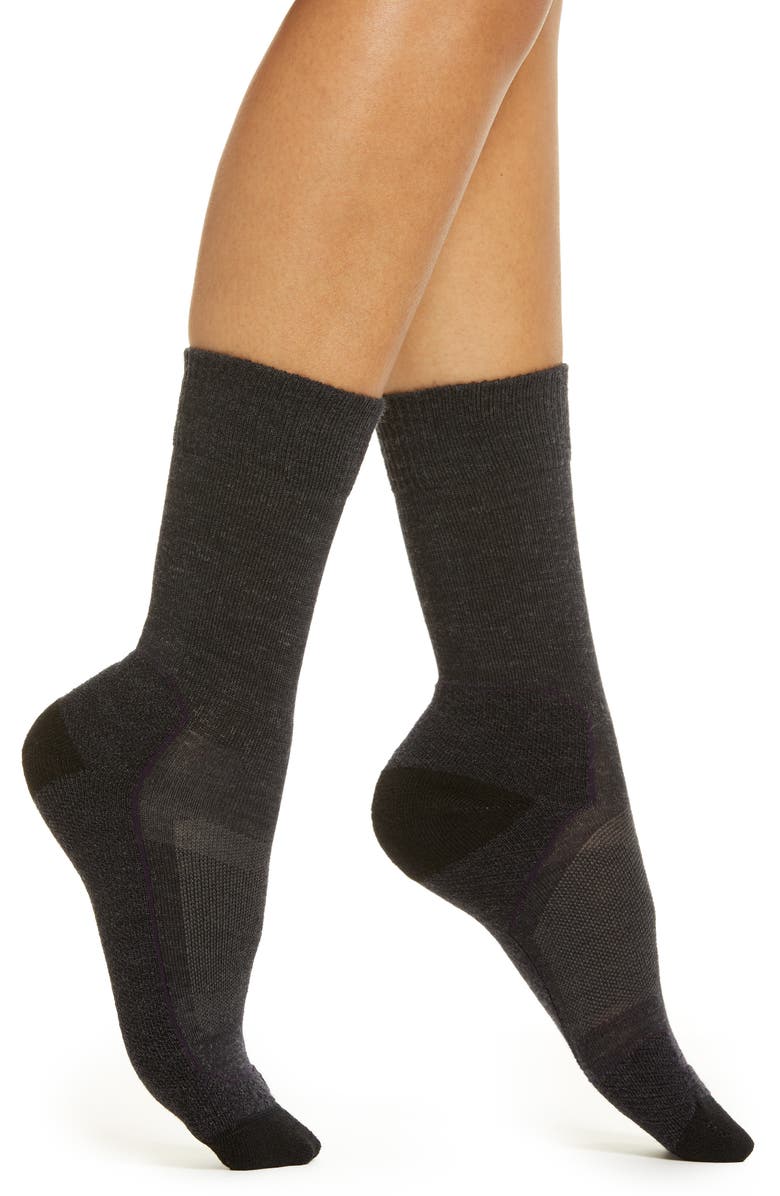Icebreaker Hike Lite Wool Blend Crew Socks, Main, color,