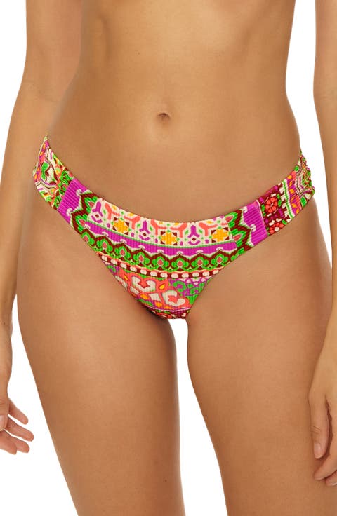 Moroccan Tile Hipster Bikini Bottoms