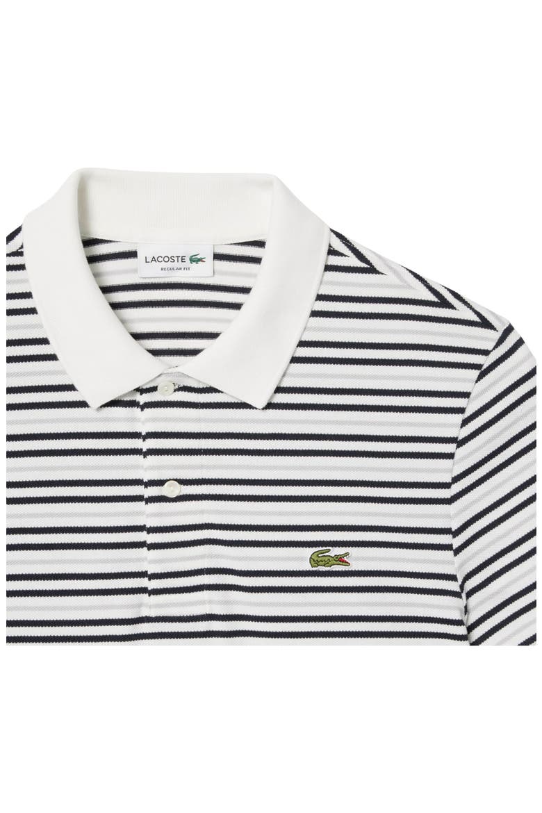 Essentials Regular Fit Cotton Piqué Polo, Alternate, color, BLACKBIRD/ FLOUR