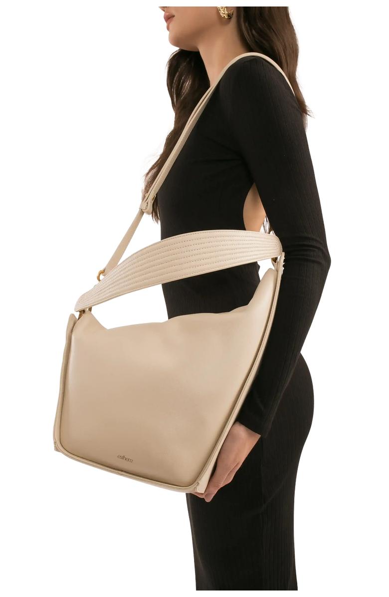 Esthera 10AM Leather Shoulder Bag, Alternate, color, Sand