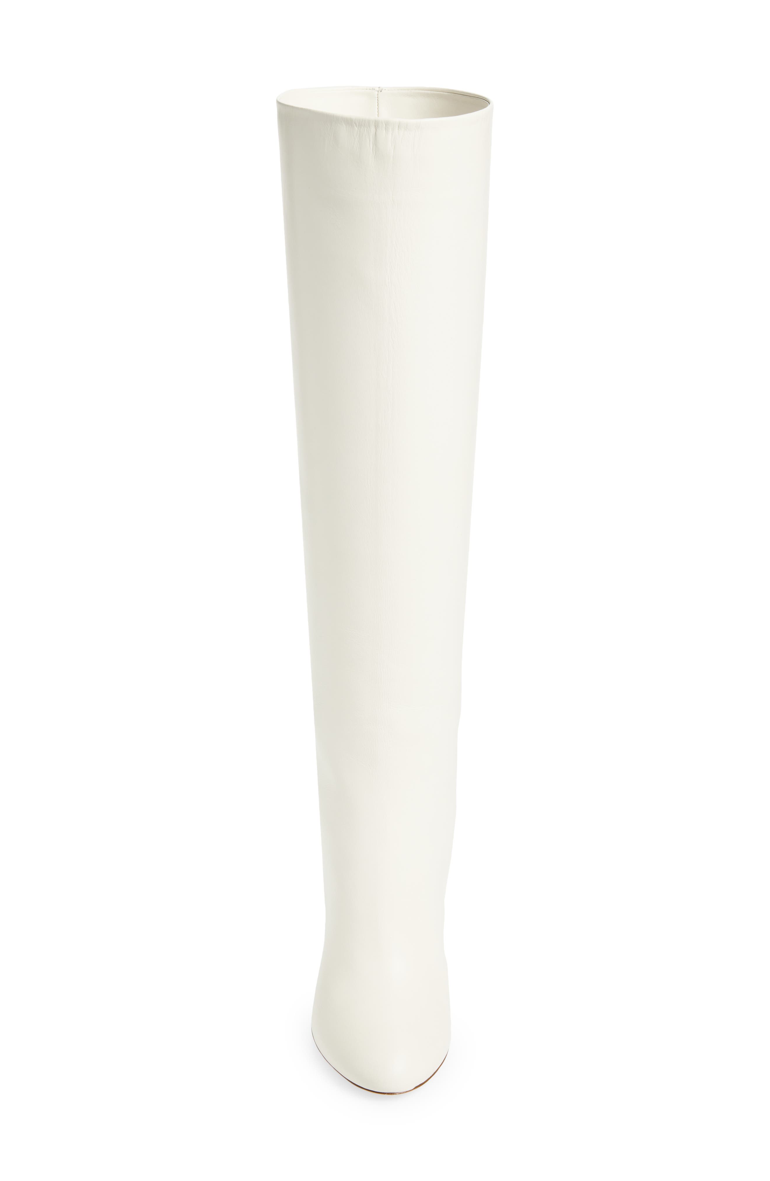 Giambattista Valli Kiss Tall Boot, Alternate, color, Ivory