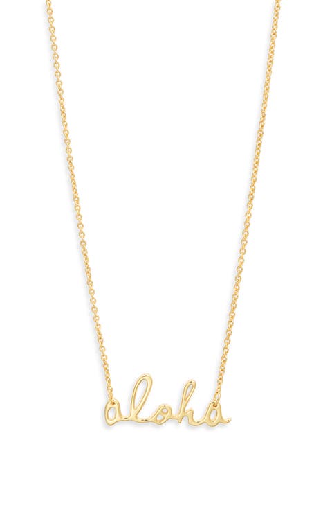 Small Simply Aloha Necklace