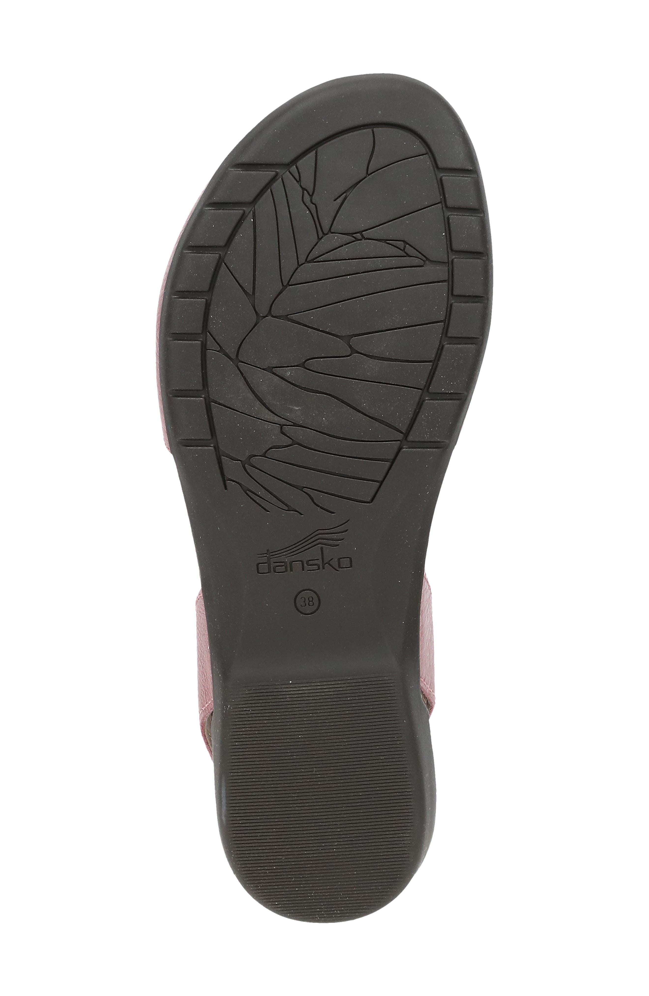 Dansko Rowan Flat, Alternate, color, Pink