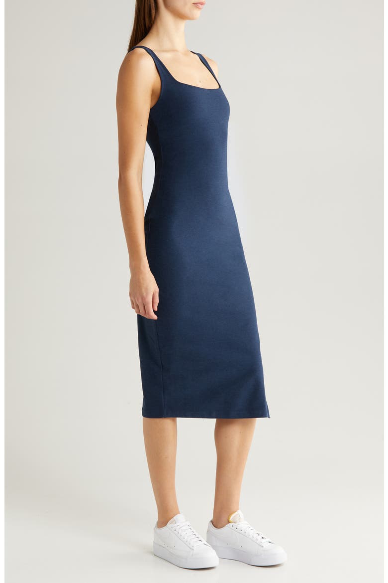 Space Dye Icon Midi Dress, Alternate, color, NOCTURNAL NAVY