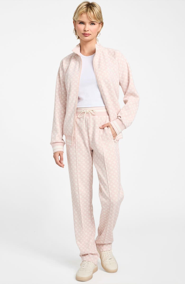 GUESS New Aggie Straight Leg Pants, Alternate, color, Pink