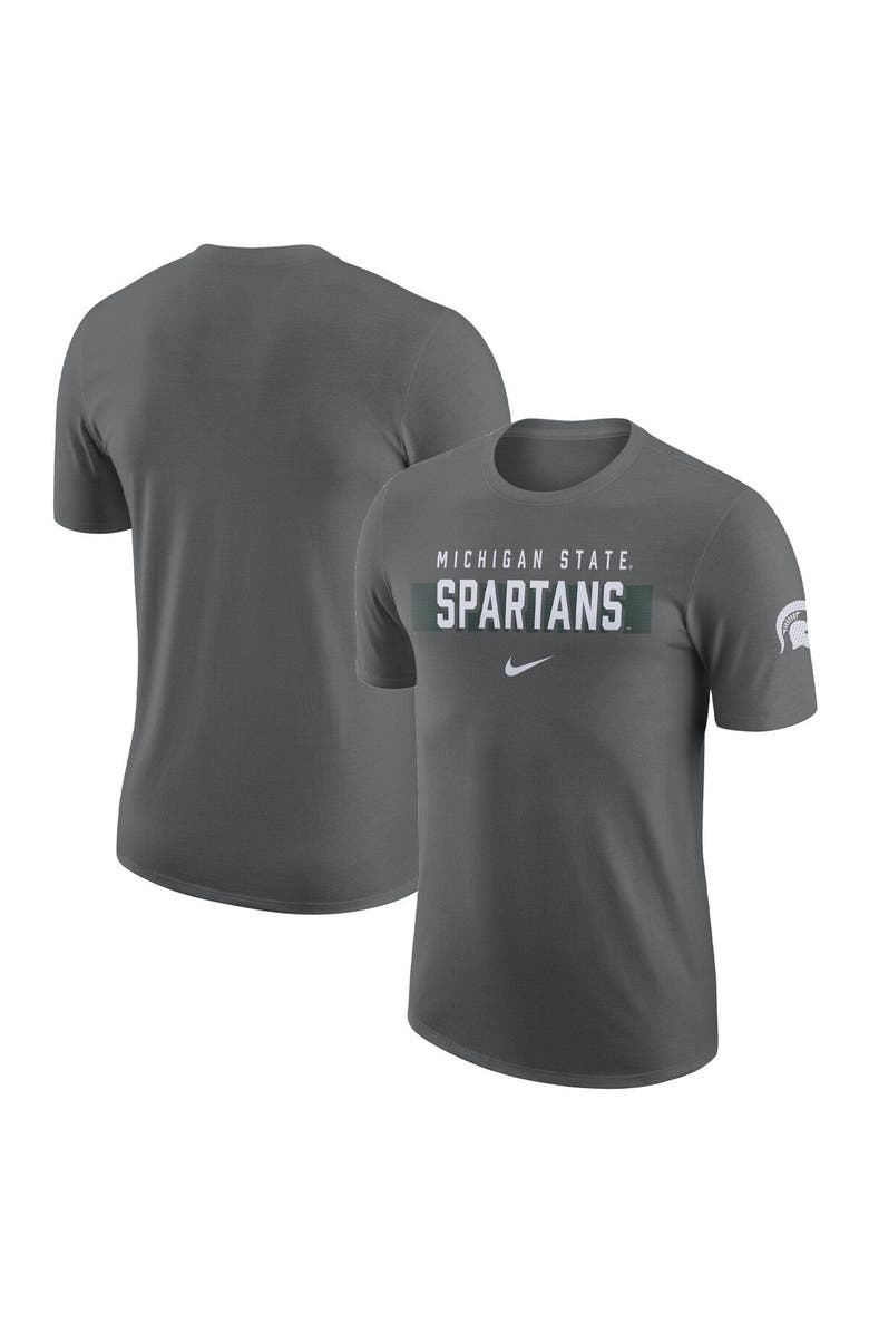 Nike Men's Nike Gray Michigan State Spartans Campus Gametime T-Shirt, Main, color, Gray