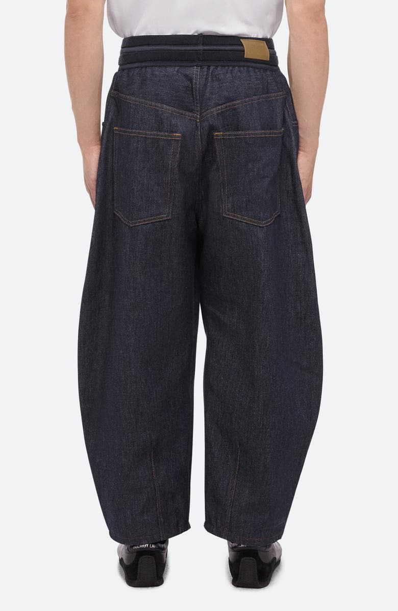 Helmut Lang Cocoon Nonstretch Denim Barrel Leg Jeans, Alternate, color, 